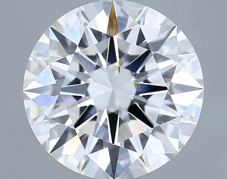 6.02 Carat Round Shaped, Ideal Cut, E Color, VVS2 Clarity, IGI Certified Lab Grown Diamond