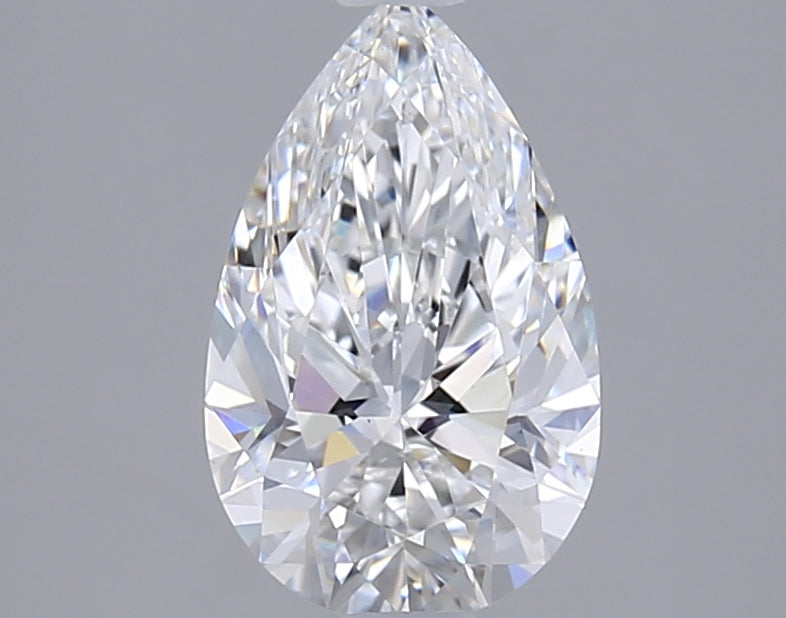 1.53 Carat Pear Shaped, Excellent Cut, D Color, VS1 Clarity, IGI Certified Lab Grown Diamond