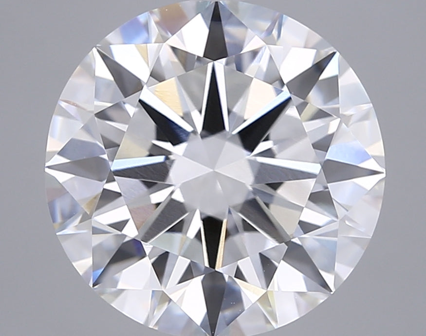 5.01 Carat Round Shaped, Excellent Cut, E Color, VVS2 Clarity, IGI Certified Lab Grown Diamond