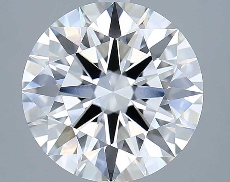 4.10 Carat Round Shaped, Ideal Cut, F Color, VVS2 Clarity, IGI Certified Lab Grown Diamond