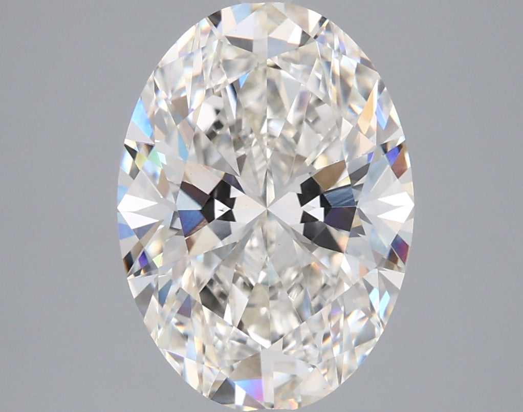 3.55 Carat Oval Shaped, Ideal Cut, G Color, VVS2 Clarity, IGI Certified Lab Grown Diamond