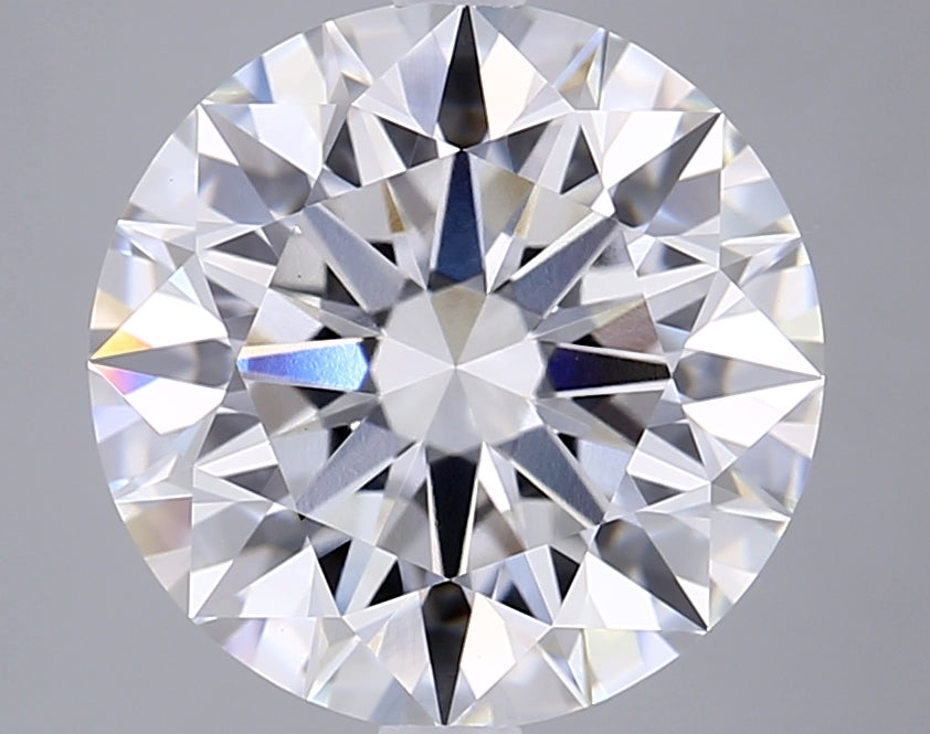 5.02 Carat Round Shaped, Ideal Cut, E Color, VVS2 Clarity, IGI Certified Lab Grown Diamond
