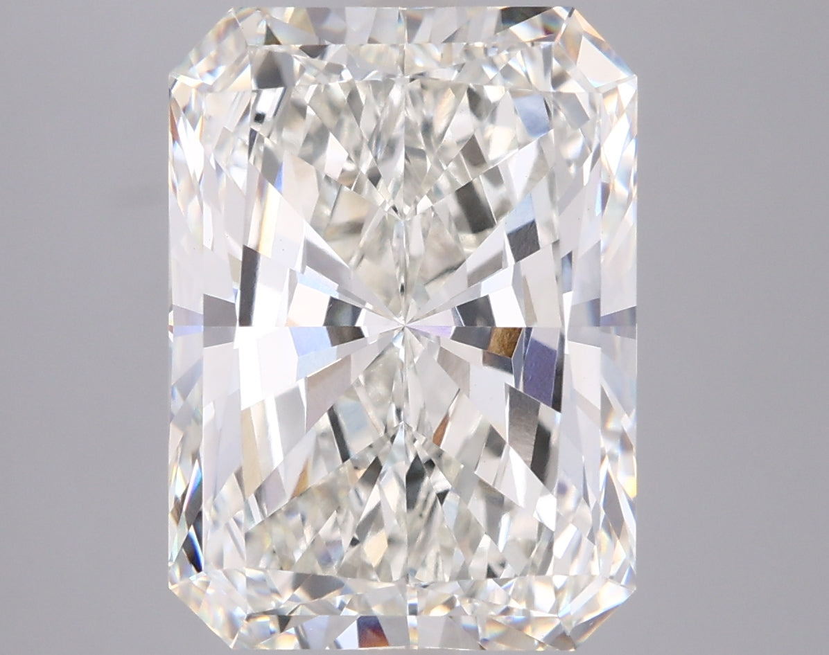 8.02 Carat Radiant Shaped, Excellent Cut, H Color, VVS2 Clarity, IGI Certified Lab Grown Diamond