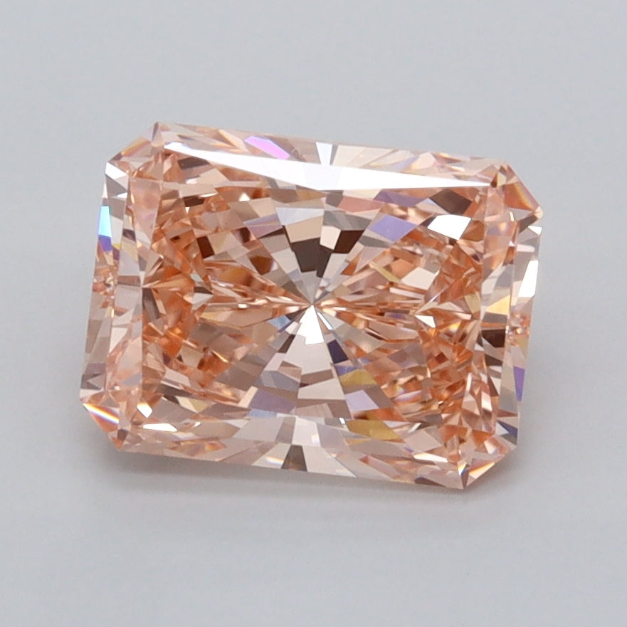 2.04 Carat Radiant Shaped, Ideal Cut, VVS2 Clarity, IGI Certified Lab Grown Diamond
