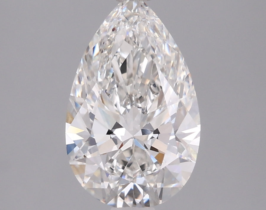 1.51 Carat Pear Shaped, Ideal Cut, F Color, VVS1 Clarity, IGI Certified Lab Grown Diamond