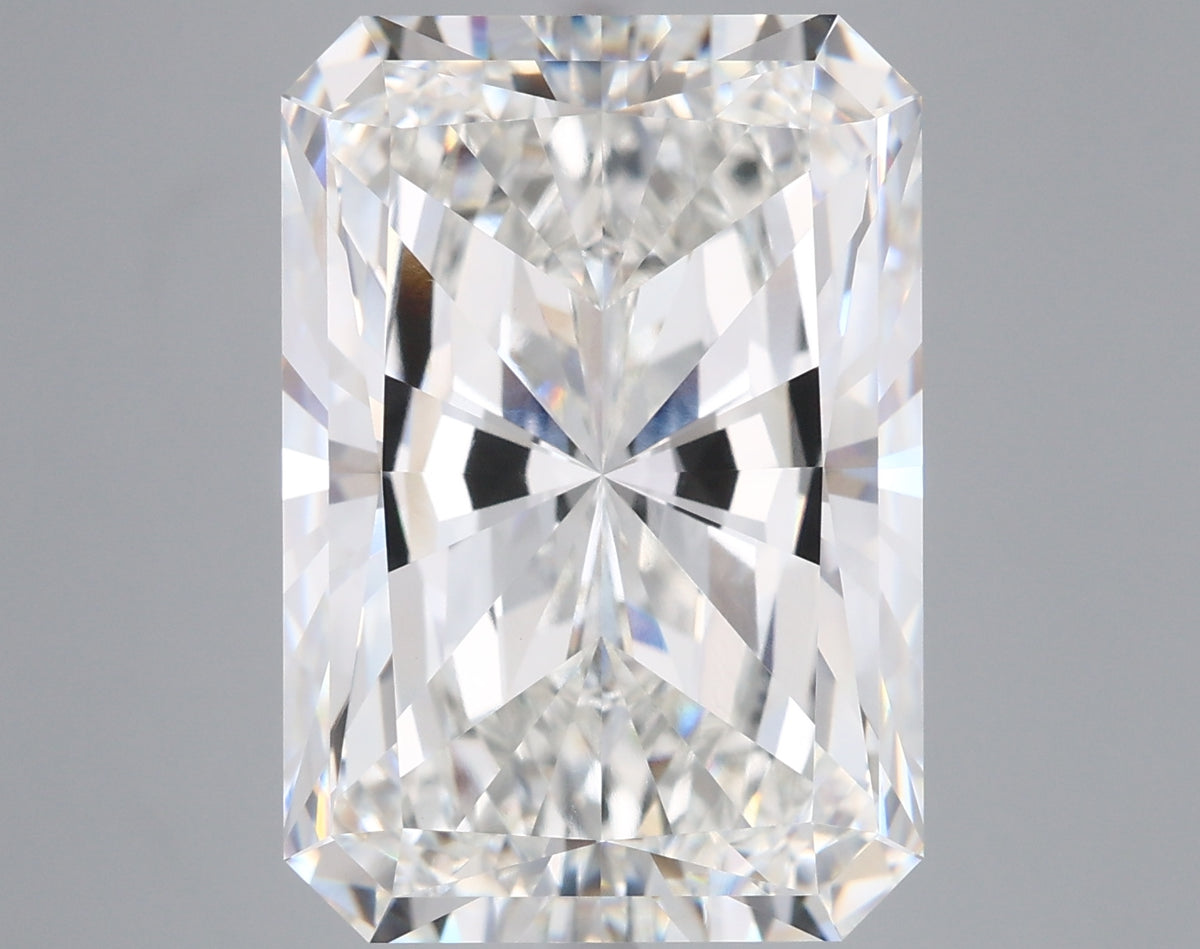 12.05 Carat Radiant Shaped, Ideal Cut, G Color, VVS2 Clarity, IGI Certified Lab Grown Diamond