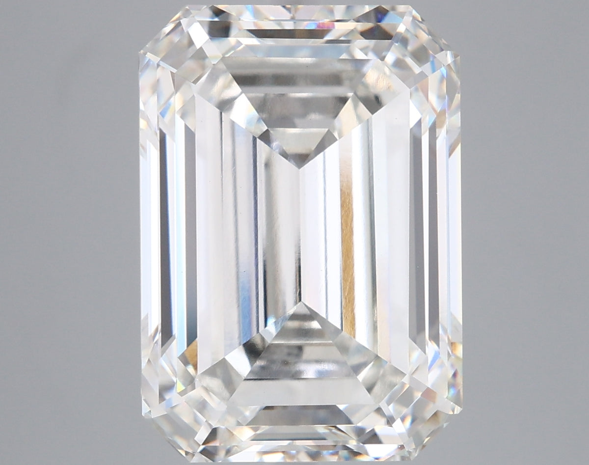 11.05 Carat Emerald Shaped, Ideal Cut, G Color, VS1 Clarity, IGI Certified Lab Grown Diamond