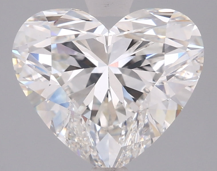 3.05 Carat Heart Shaped, Ideal Cut, G Color, VVS2 Clarity, IGI Certified Lab Grown Diamond