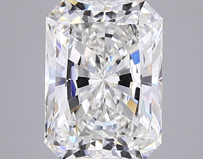 3.59 Carat Radiant Shaped, Ideal Cut, F Color, VVS1 Clarity, IGI Certified Lab Grown Diamond