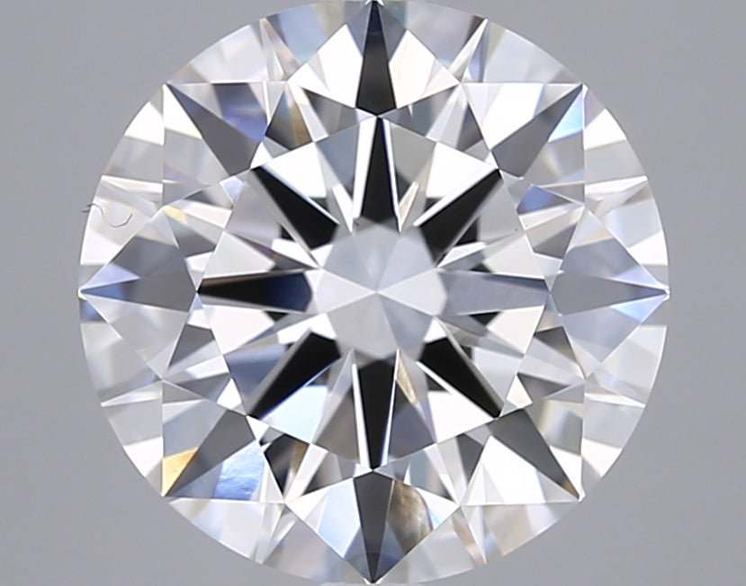 4.05 Carat Round Shaped, Ideal Cut, F Color, VVS2 Clarity, IGI Certified Lab Grown Diamond