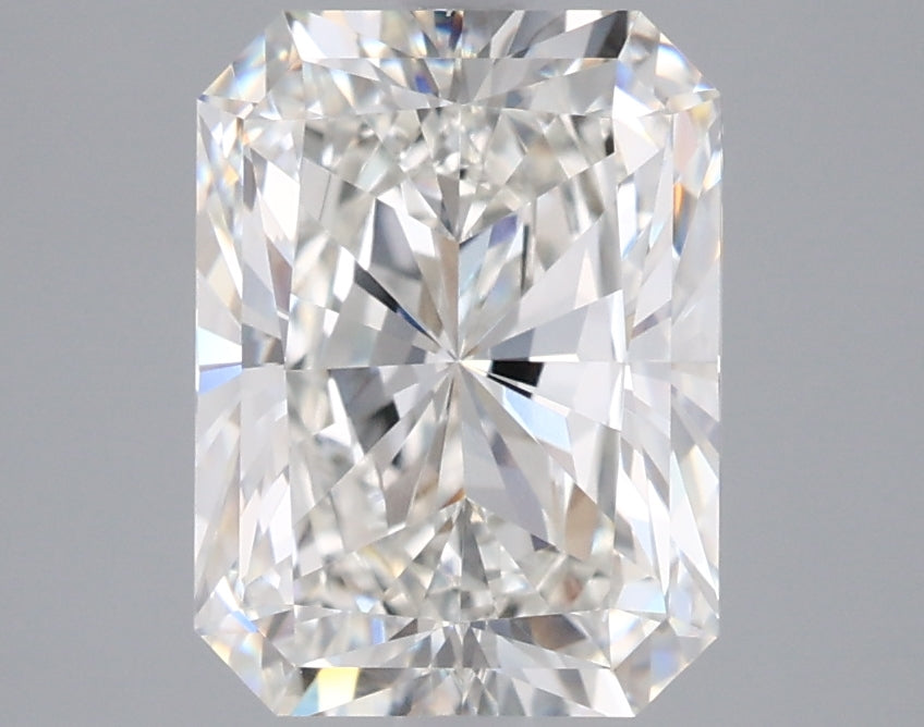 3.00 Carat Radiant Shaped, Ideal Cut, G Color, VVS2 Clarity, IGI Certified Lab Grown Diamond
