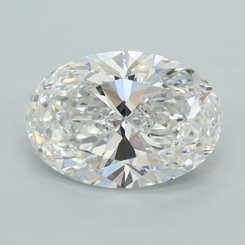 1.51 Carat Oval Shaped, Ideal Cut, D Color, VVS2 Clarity, IGI Certified Lab Grown Diamond