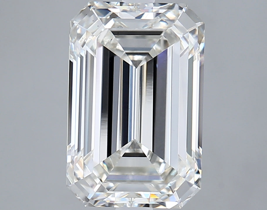 4.72 Carat Emerald Shaped, Ideal Cut, G Color, VS2 Clarity, IGI Certified Lab Grown Diamond
