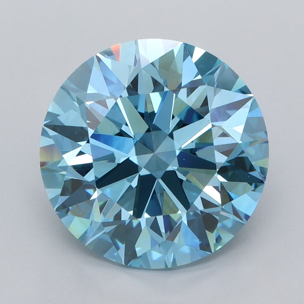 5.00 Carat Round Shaped, Ideal Cut, VS1 Clarity, IGI Certified Lab Grown Diamond