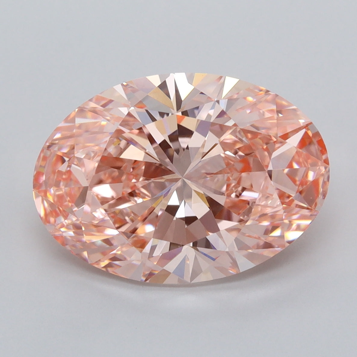 5.08 Carat Oval Shaped, Ideal Cut, VVS2 Clarity, IGI Certified Lab Grown Diamond