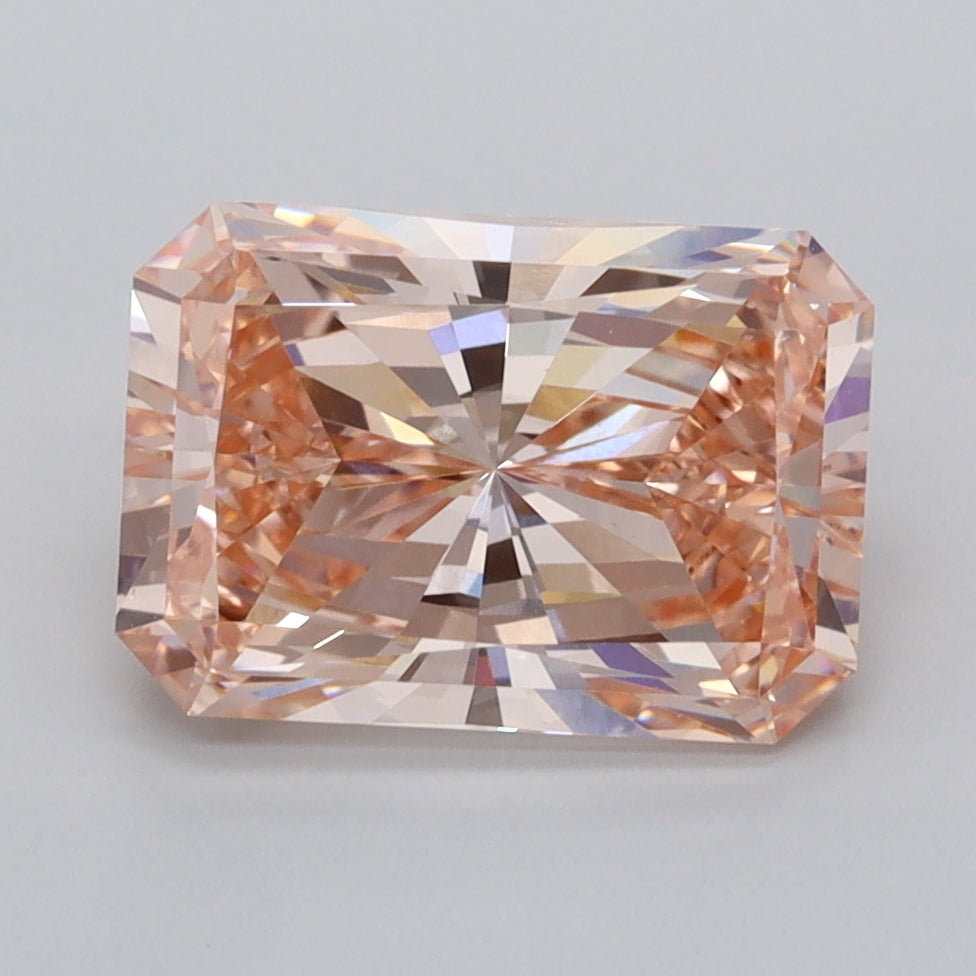 3.04 Carat Radiant Shaped, Ideal Cut, VS1 Clarity, IGI Certified Lab Grown Diamond