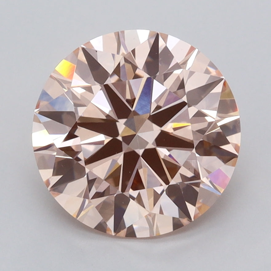 3.00 Carat Round Shaped, Ideal Cut, VS1 Clarity, IGI Certified Lab Grown Diamond