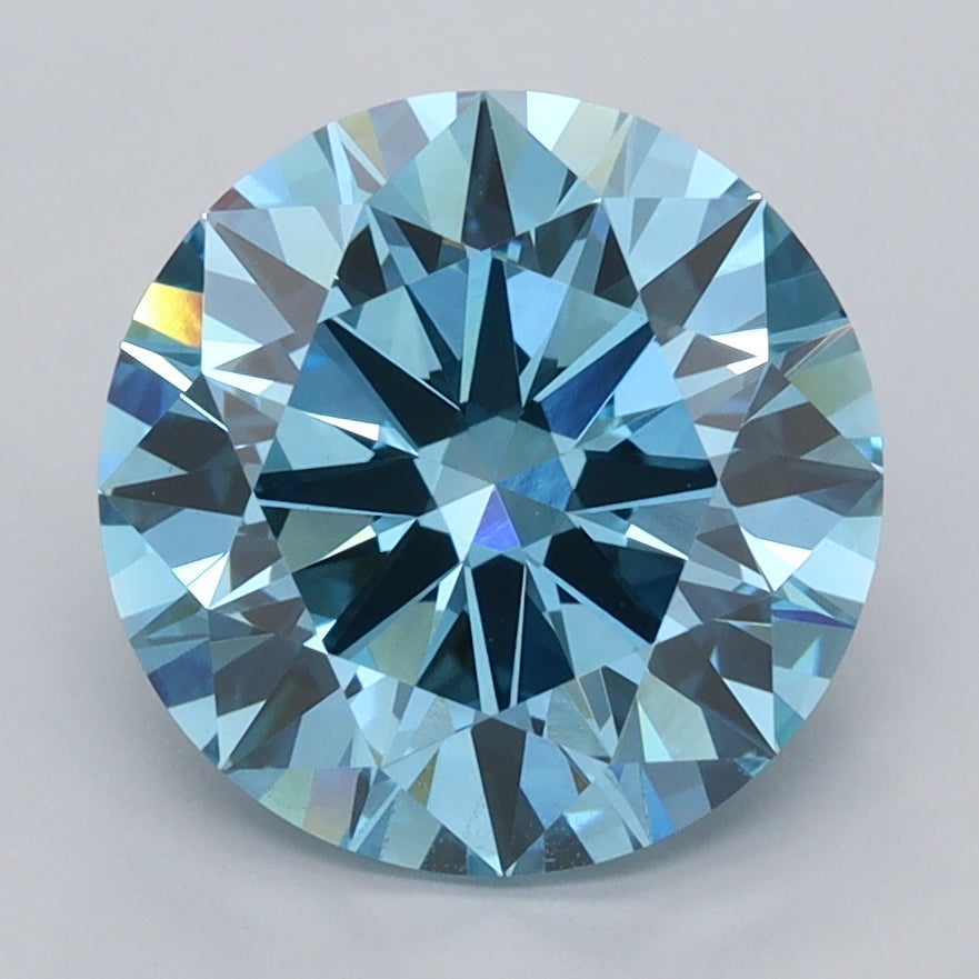 3.46 Carat Round Shaped, Ideal Cut, VVS2 Clarity, IGI Certified Lab Grown Diamond