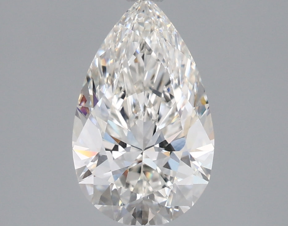 1.53 Carat Pear Shaped, Ideal Cut, G Color, VVS2 Clarity, IGI Certified Lab Grown Diamond
