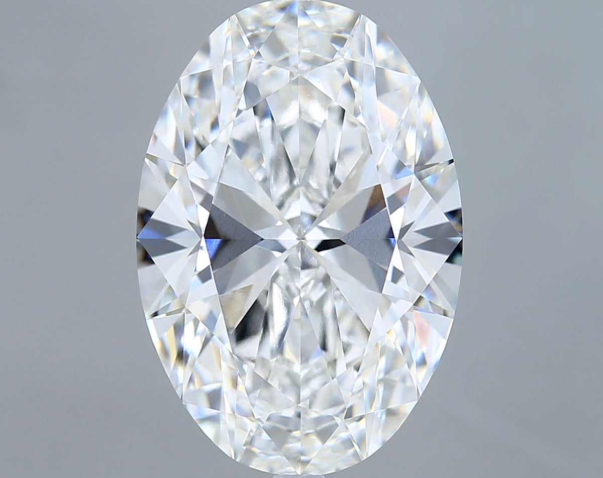 9.07 Carat Oval Shaped, Ideal Cut, E Color, VVS2 Clarity, IGI Certified Lab Grown Diamond