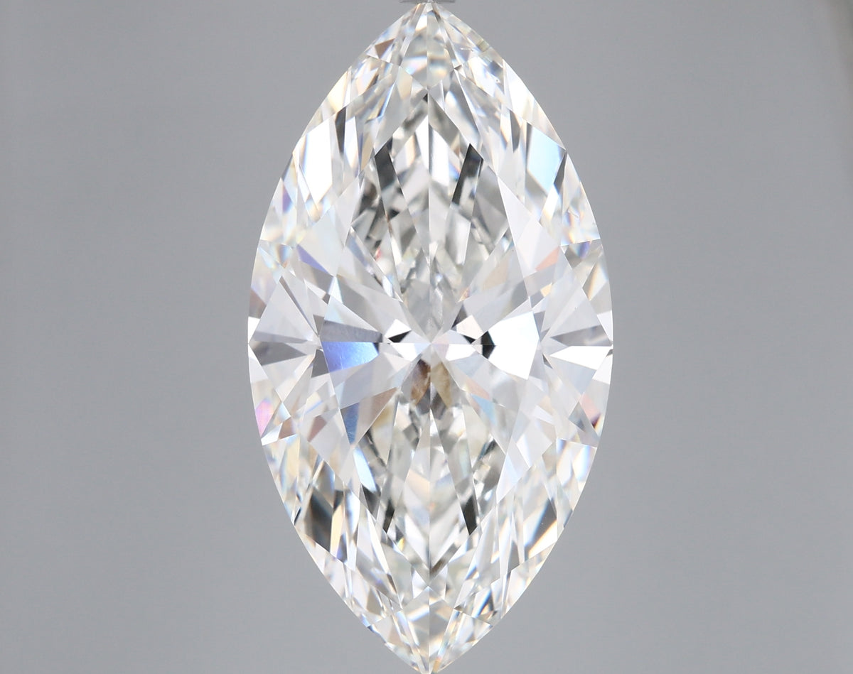 11.10 Carat Marquise Shaped, Ideal Cut, G Color, VVS2 Clarity, IGI Certified Lab Grown Diamond