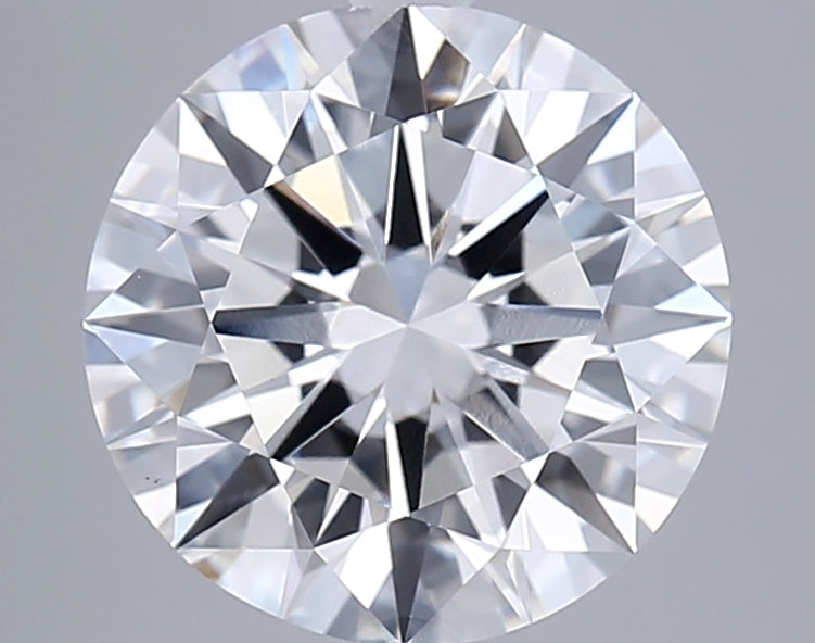 5.02 Carat Round Shaped, Excellent Cut, E Color, VVS2 Clarity, IGI Certified Lab Grown Diamond