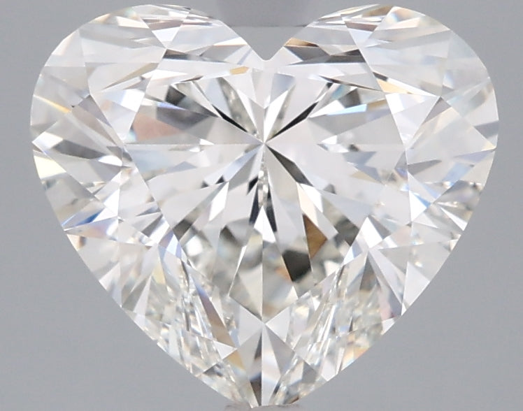 3.01 Carat Heart Shaped, Ideal Cut, G Color, VVS2 Clarity, IGI Certified Lab Grown Diamond