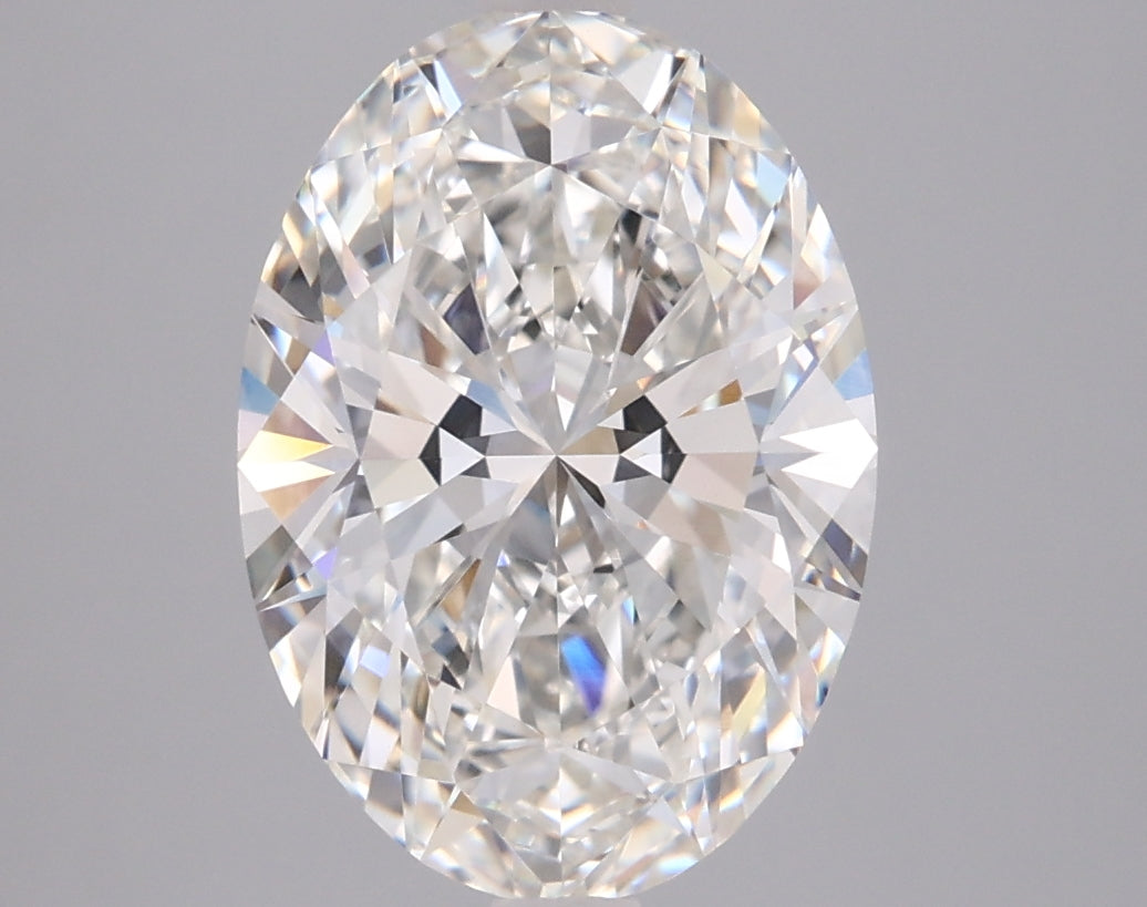 3.55 Carat Oval Shaped, Ideal Cut, G Color, VVS2 Clarity, IGI Certified Lab Grown Diamond
