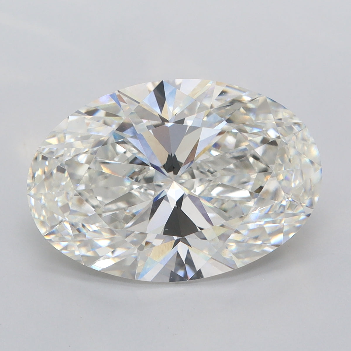 5.06 Carat Oval Shaped, Ideal Cut, G Color, VVS2 Clarity, IGI Certified Lab Grown Diamond