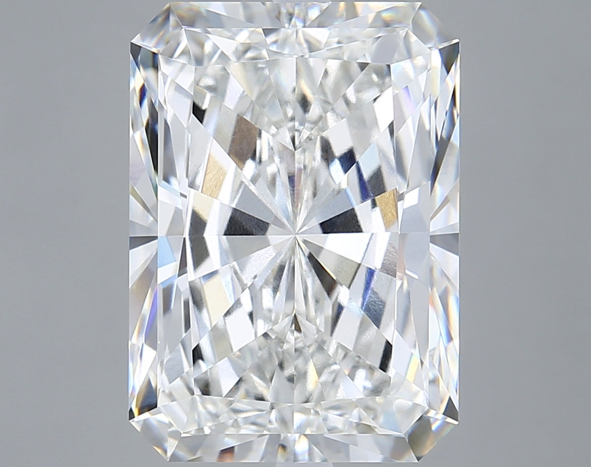 10.53 Carat Radiant Shaped, Ideal Cut, E Color, VVS2 Clarity, IGI Certified Lab Grown Diamond