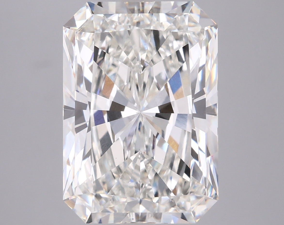 7.08 Carat Radiant Shaped, Ideal Cut, G Color, VS1 Clarity, IGI Certified Lab Grown Diamond