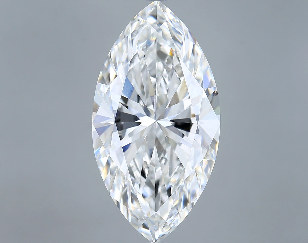 10.02 Carat Marquise Shaped, Excellent Cut, E Color, VVS2 Clarity, IGI Certified Lab Grown Diamond