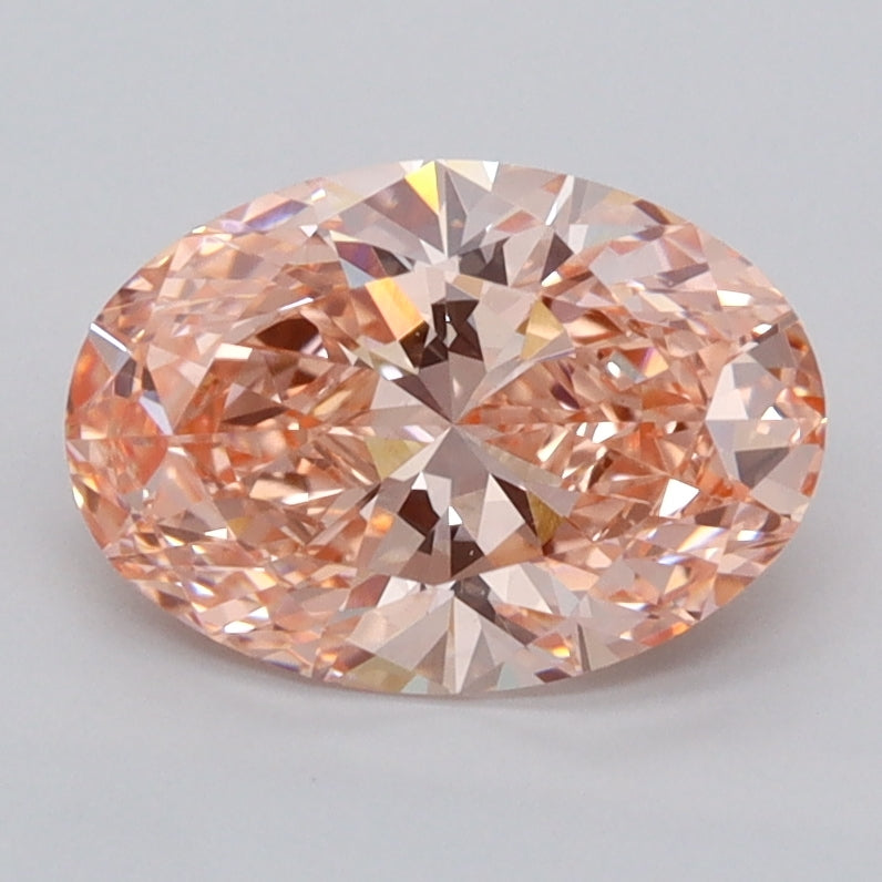 1.65 Carat Oval Shaped, Ideal Cut, VVS2 Clarity, IGI Certified Lab Grown Diamond