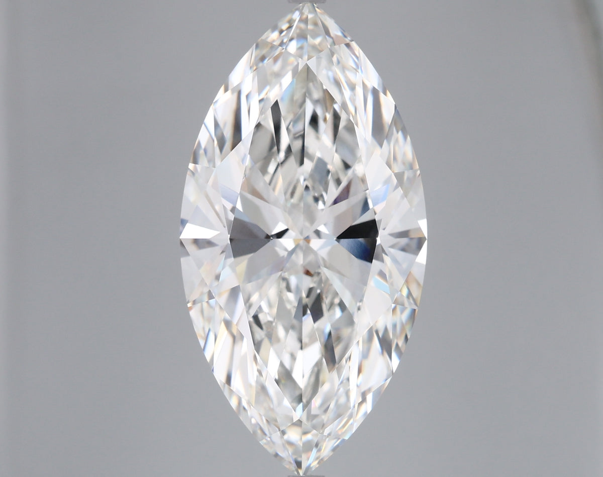 11.05 Carat Marquise Shaped, Ideal Cut, G Color, VVS2 Clarity, IGI Certified Lab Grown Diamond