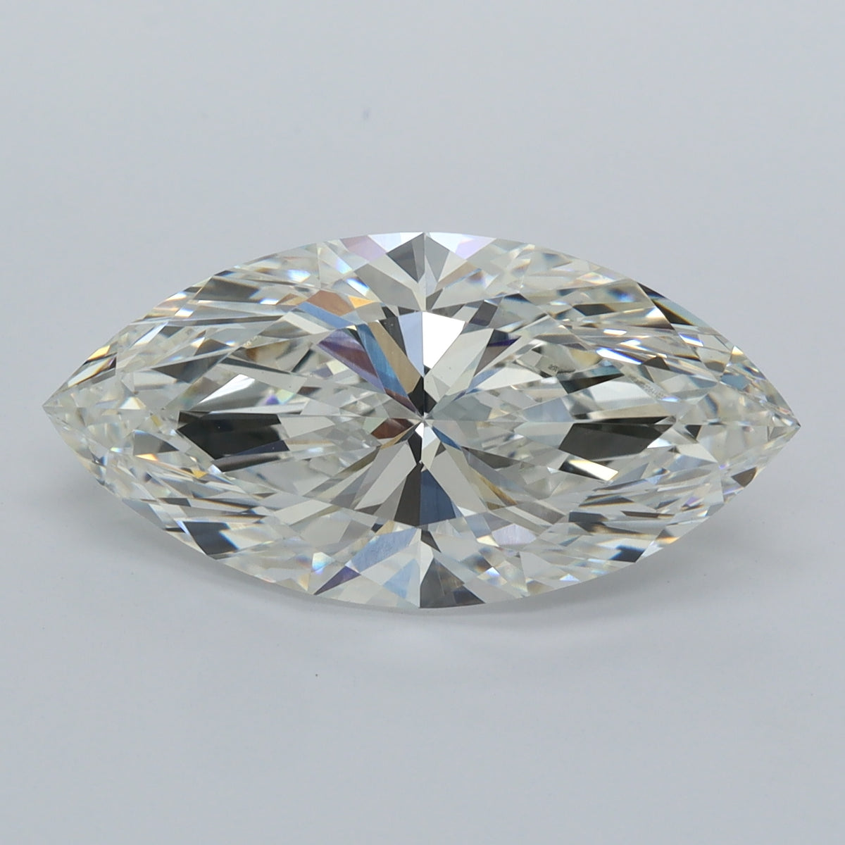 5.03 Carat Marquise Shaped, Ideal Cut, G Color, VVS2 Clarity, IGI Certified Lab Grown Diamond