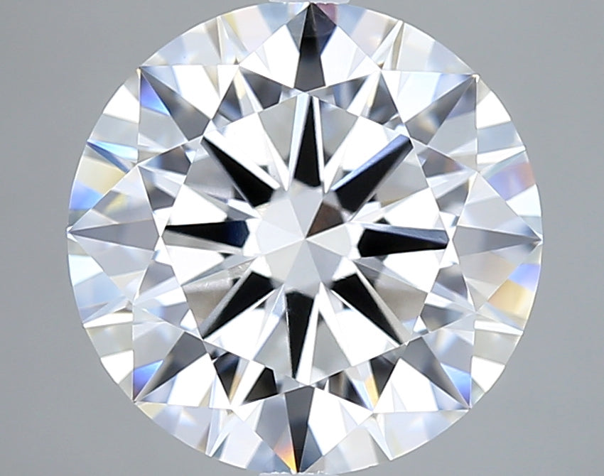 5.02 Carat Round Shaped, Excellent Cut, E Color, VVS2 Clarity, IGI Certified Lab Grown Diamond