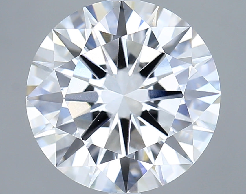 5.02 Carat Round Shaped, Excellent Cut, E Color, VVS2 Clarity, IGI Certified Lab Grown Diamond