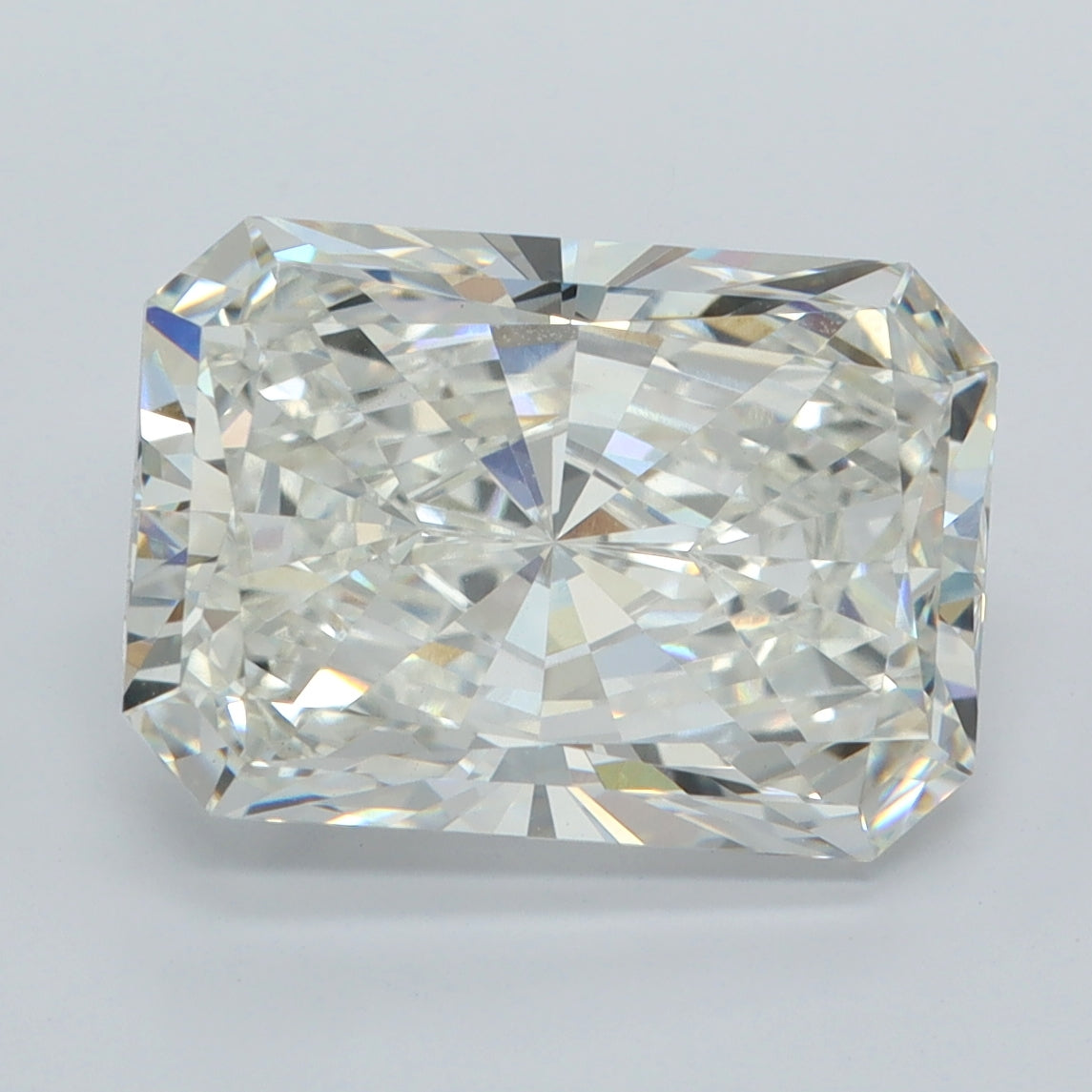 5.16 Carat Radiant Shaped, Excellent Cut, G Color, VVS2 Clarity, IGI Certified Lab Grown Diamond
