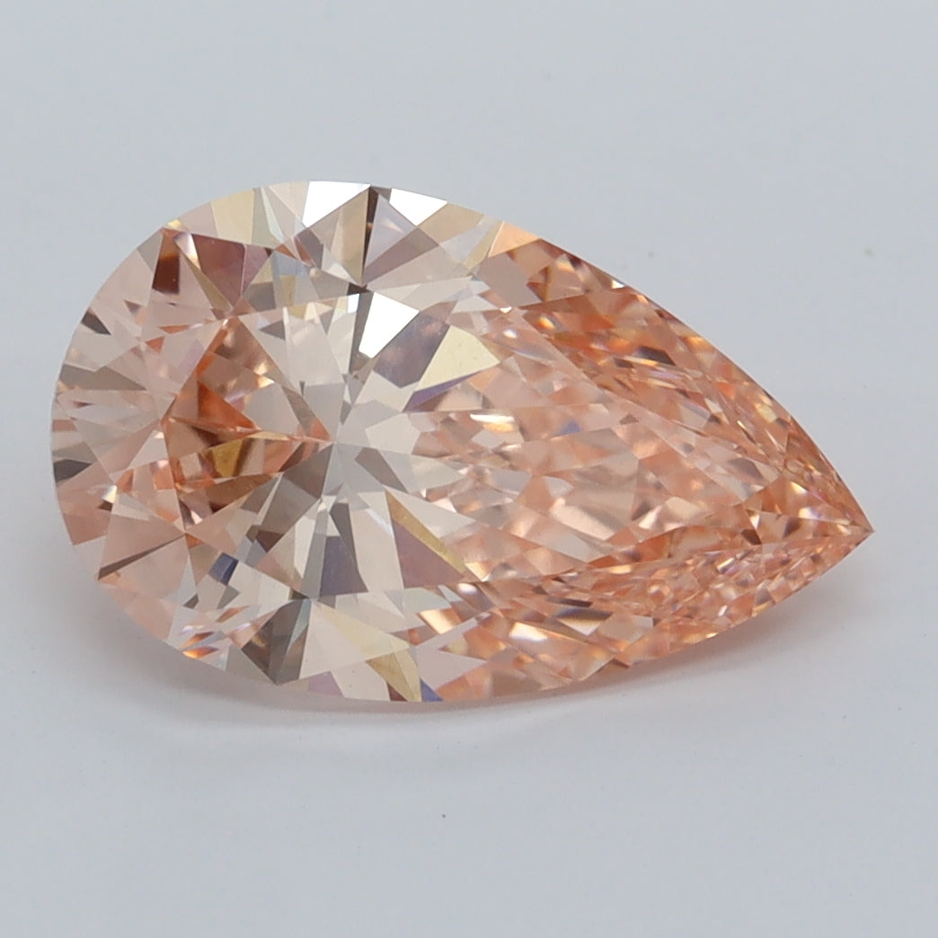 3.00 Carat Pear Shaped, Ideal Cut, VS1 Clarity, IGI Certified Lab Grown Diamond
