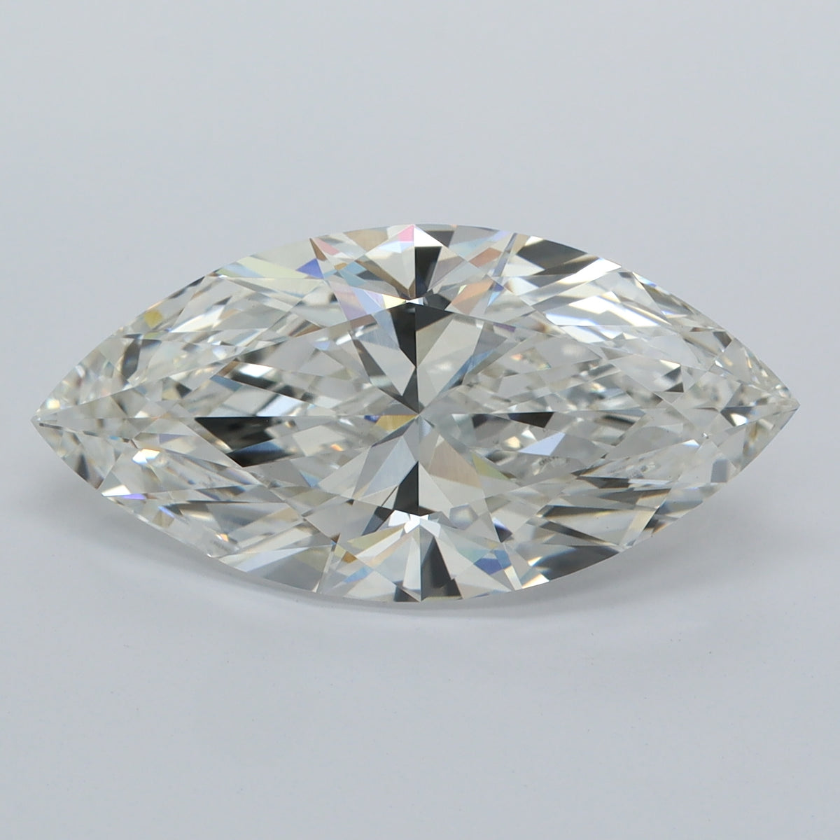 5.03 Carat Marquise Shaped, Ideal Cut, G Color, VVS2 Clarity, IGI Certified Lab Grown Diamond