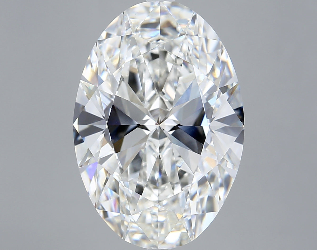 8.04 Carat Oval Shaped, Ideal Cut, F Color, VVS2 Clarity, IGI Certified Lab Grown Diamond