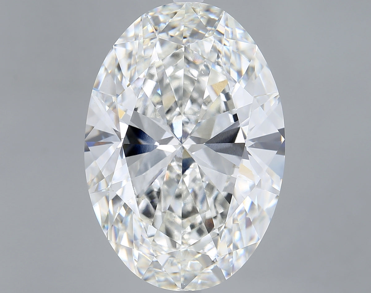 15.00 Carat Oval Shaped, Ideal Cut, F Color, VVS2 Clarity, IGI Certified Lab Grown Diamond