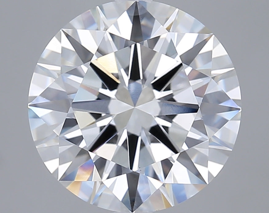 5.01 Carat Round Shaped, Ideal Cut, E Color, VVS2 Clarity, IGI Certified Lab Grown Diamond