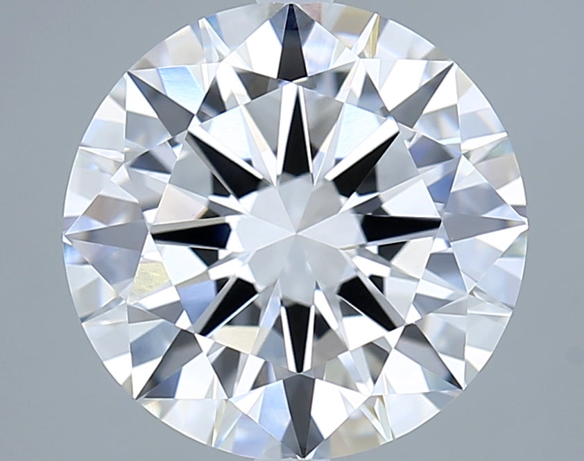 5.01 Carat Round Shaped, Excellent Cut, E Color, VVS2 Clarity, IGI Certified Lab Grown Diamond