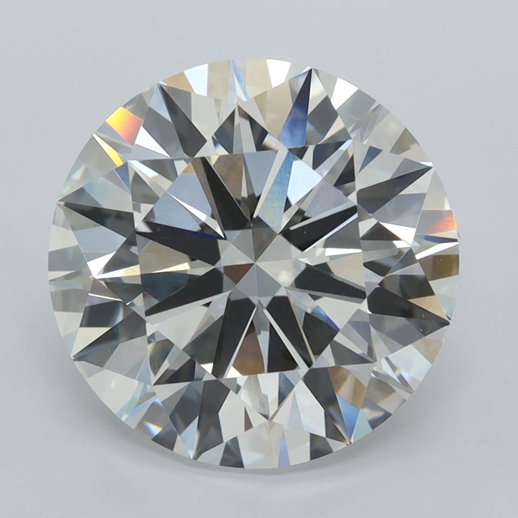 5.02 Carat Round Shaped, Ideal Cut, E Color, VVS2 Clarity, IGI Certified Lab Grown Diamond