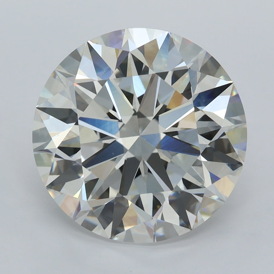 5.00 Carat Round Shaped, Excellent Cut, E Color, VVS2 Clarity, IGI Certified Lab Grown Diamond