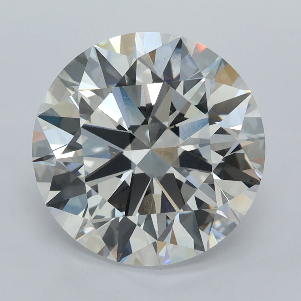 5.03 Carat Round Shaped, Ideal Cut, E Color, VVS2 Clarity, IGI Certified Lab Grown Diamond