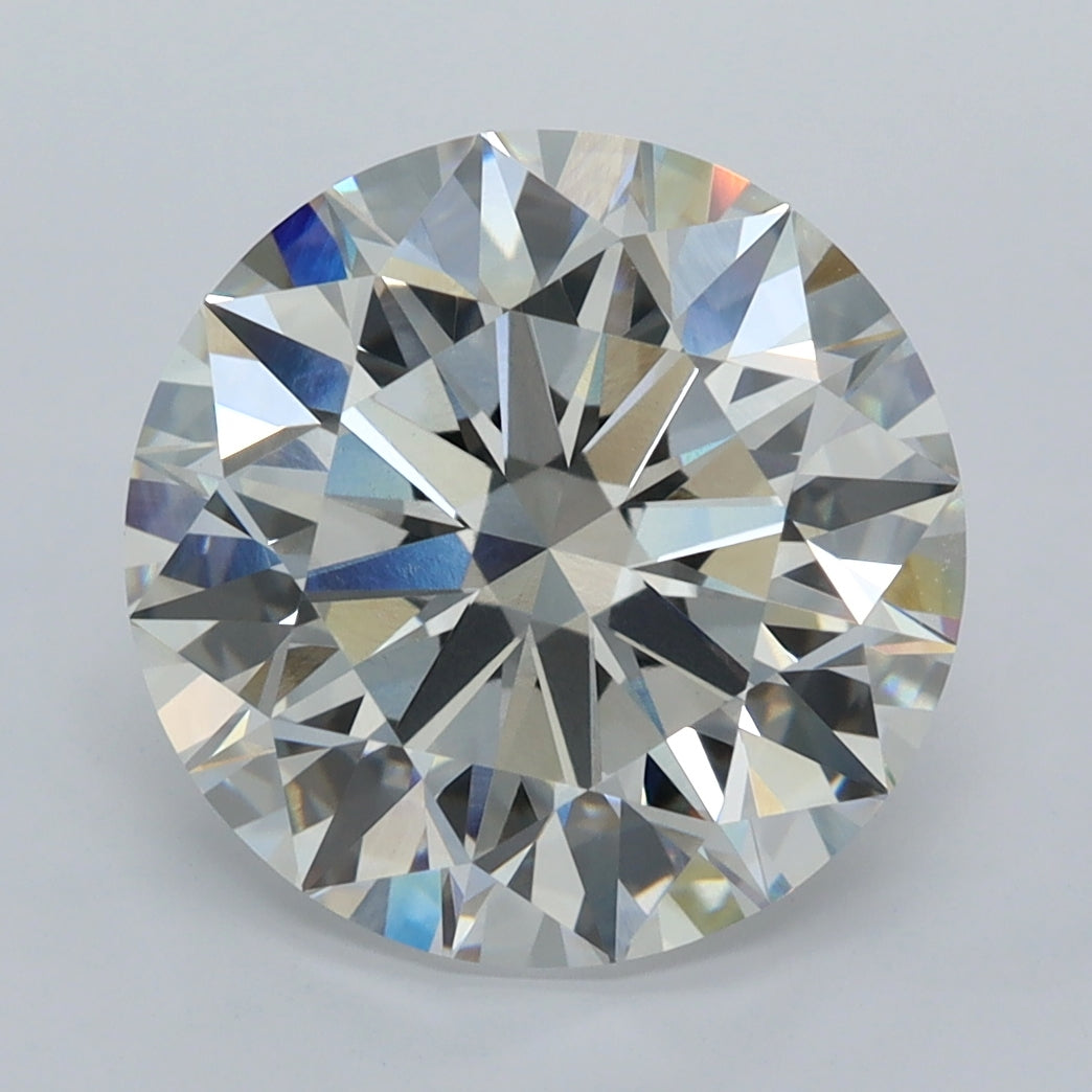 5.05 Carat Round Shaped, Ideal Cut, E Color, VVS2 Clarity, IGI Certified Lab Grown Diamond