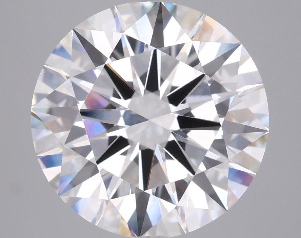 5.01 Carat Round Shaped, Excellent Cut, E Color, VVS2 Clarity, IGI Certified Lab Grown Diamond