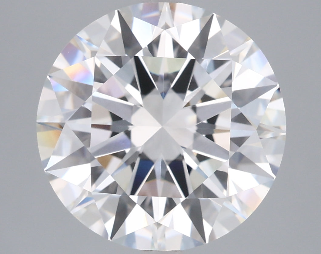 5.01 Carat Round Shaped, Ideal Cut, E Color, VVS2 Clarity, IGI Certified Lab Grown Diamond
